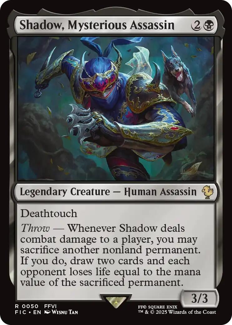 Image for Shadow, Mysterious Assassin (Surge Foil) (50) (FIC) - Magic: The Gathering