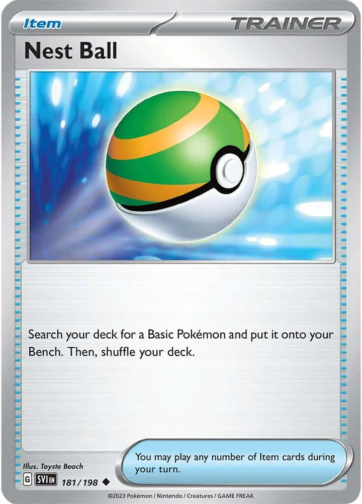 Nest Ball - 181/198 - SV01: Scarlet & Violet Base Set (SV1)