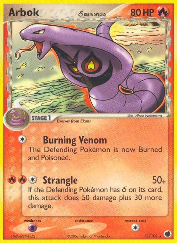 Image for Arbok (Delta Species) (13/101) (DF) - Pokemon