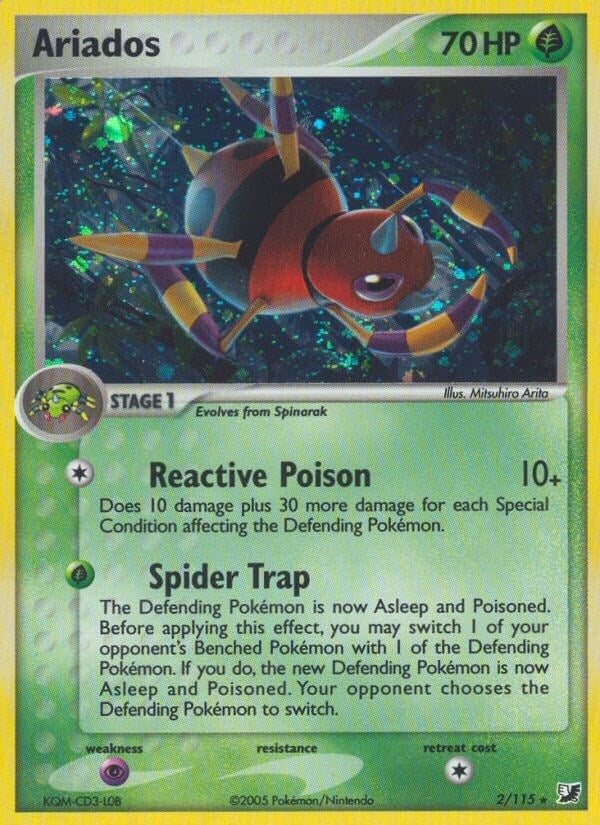 Image for Ariados (2/115) (UF) - Pokemon