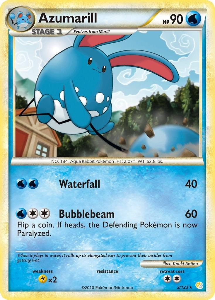 Image for Azumarill (2/123) (HS) - Pokemon