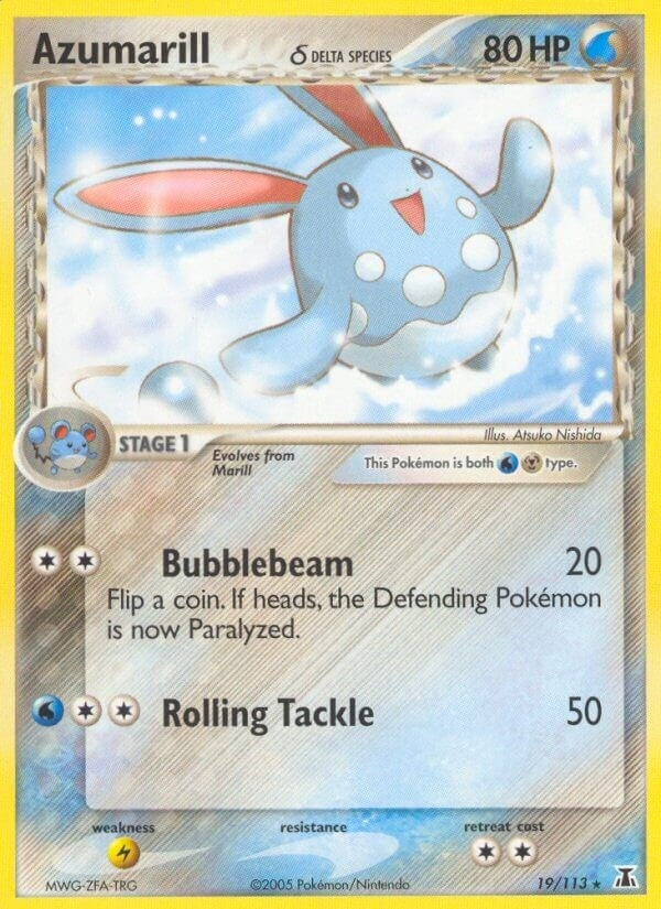 Image for Azumarill (Delta Species) (19/113) (DS) - Pokemon