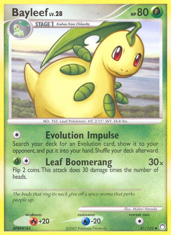 Image for Bayleef (41/123) (MT) - Pokemon
