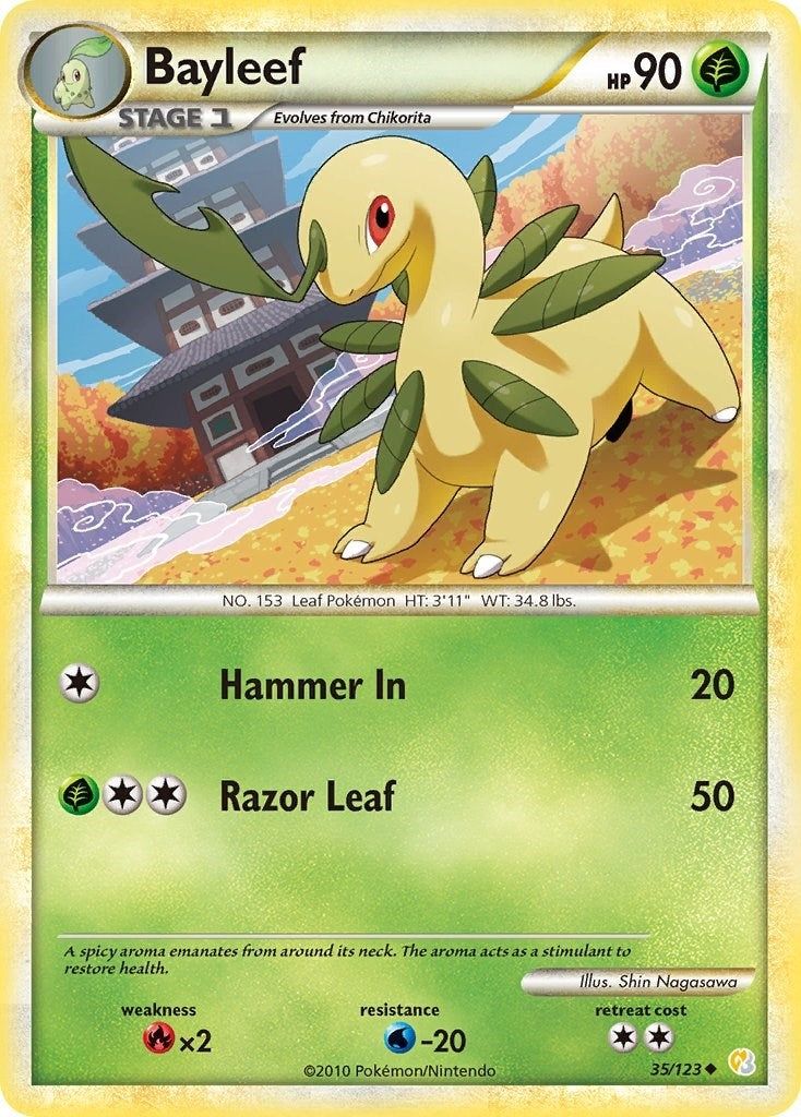 Image for Bayleef (35/123) (HS) - Pokemon