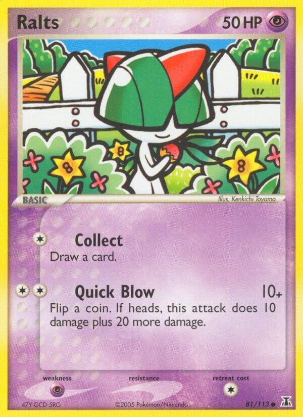 Image for Ralts (81/113) (DS) - Pokemon