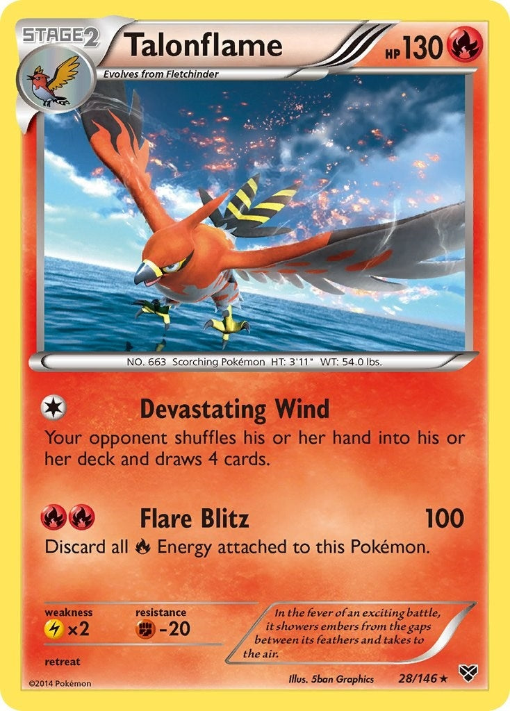 Image for Talonflame (28/146) (XY) - Pokemon