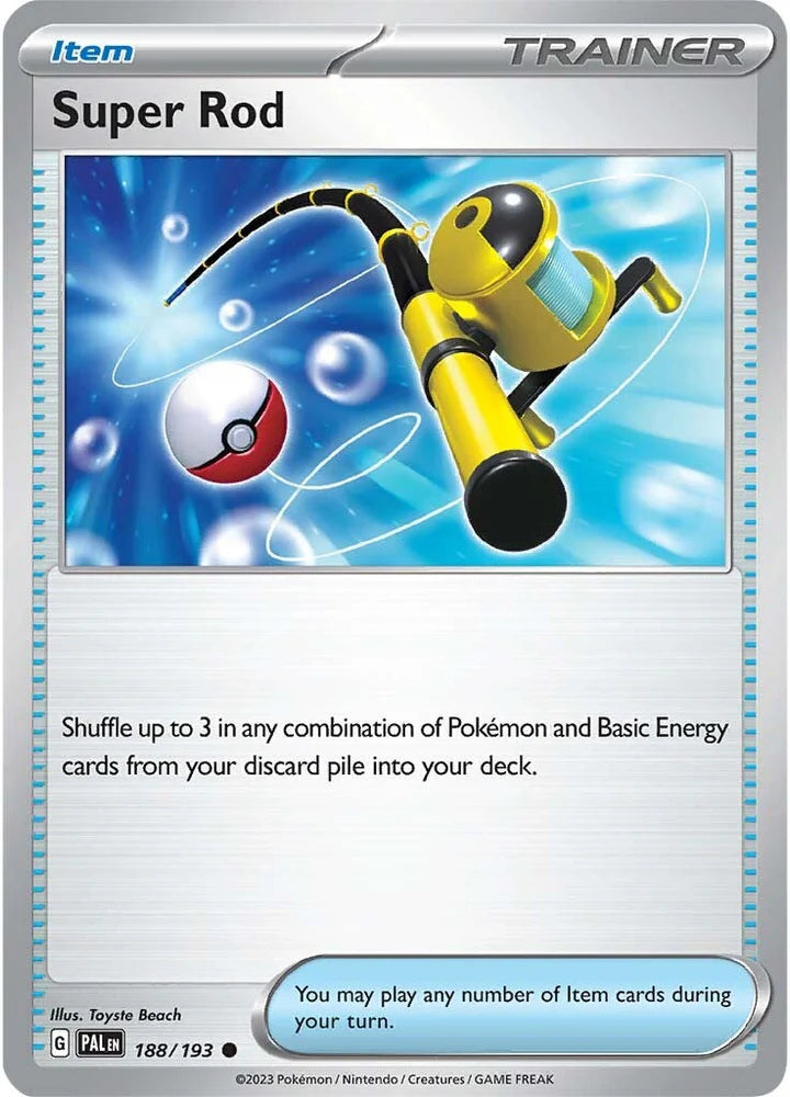 Super Rod - 188/193 - SV02: Paldea Evolved (PAL)