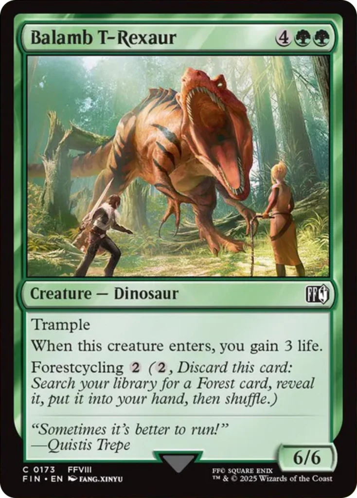 Balamb T-Rexaur - FINAL FANTASY (FIN)