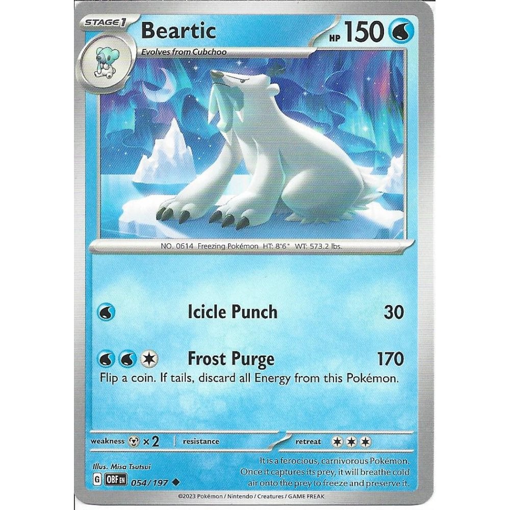 Beartic - SV03: Obsidian Flames (OBF)