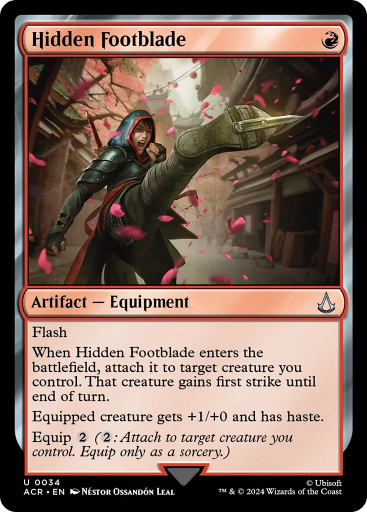 Hidden Footblade - Universes Beyond: Assassin's Creed (ACR)