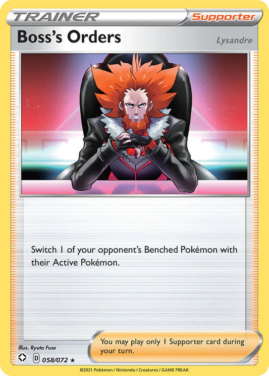 Boss's Orders - 058/072 - Sword & Shield: Shining Fates