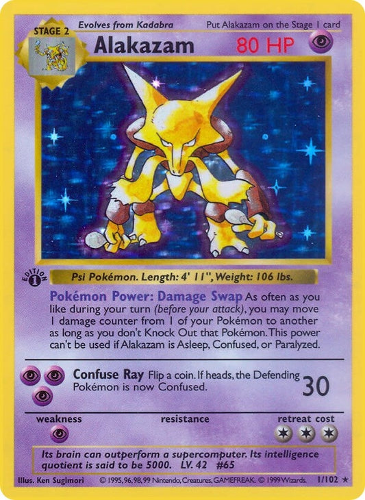 Image for Alakazam (001/102) (BSS) - Pokemon