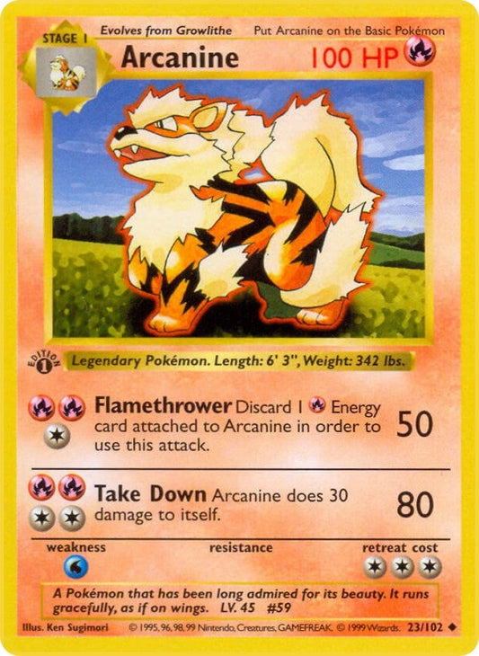 Image for Arcanine (023/102) (BSS) - Pokemon