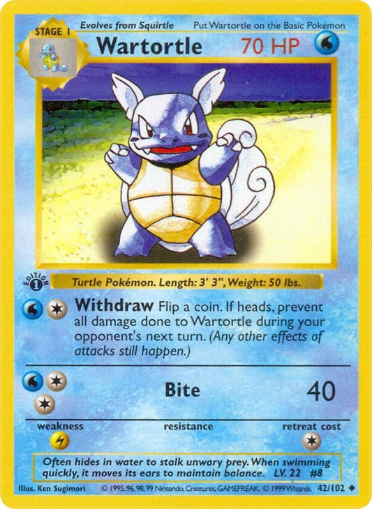 Image for Wartortle (042/102) (BSS) - Pokemon