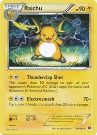 Image for Raichu (49/162) (BKT) - Pokemon