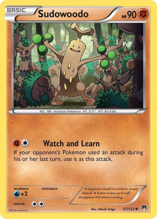 Image for Sudowoodo (67/122) (BKP) - Pokemon