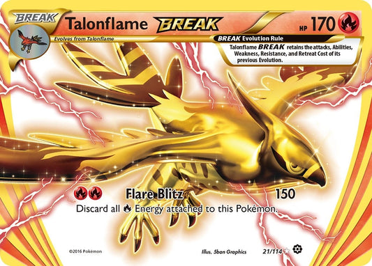 Image for Talonflame BREAK (21/114) (STS) - Pokemon