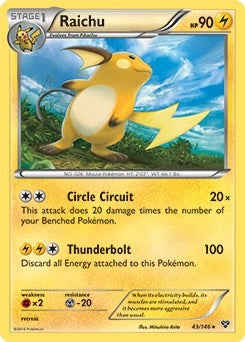 Image for Raichu - 43/146 (Battle Arena Deck Exclusive) (043/146) (PR) - Pokemon