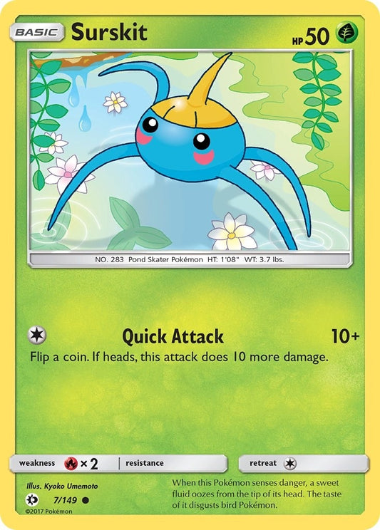 Image for Surskit (7/149) (SM01) - Pokemon