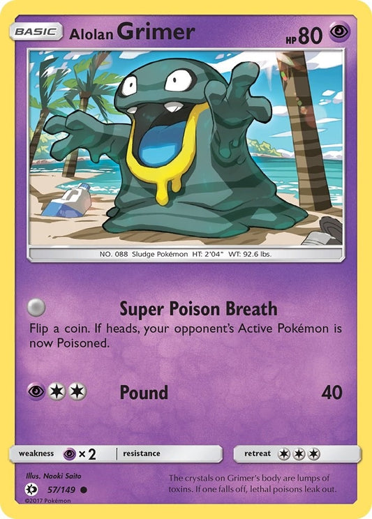 Image for Alolan Grimer (57/149) (SM01) - Pokemon