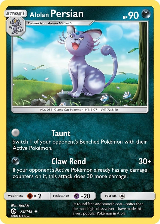 Image for Alolan Persian (79/149) (SM01) - Pokemon