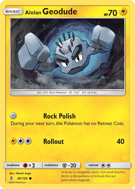 Image for Alolan Geodude (40/145) (SM02) - Pokemon