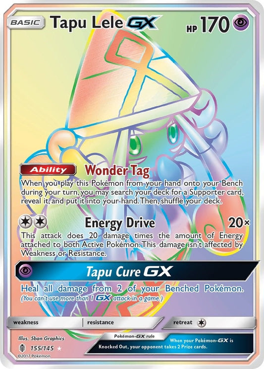 Image for Tapu Lele GX (Secret) (155/145) (SM02) - Pokemon