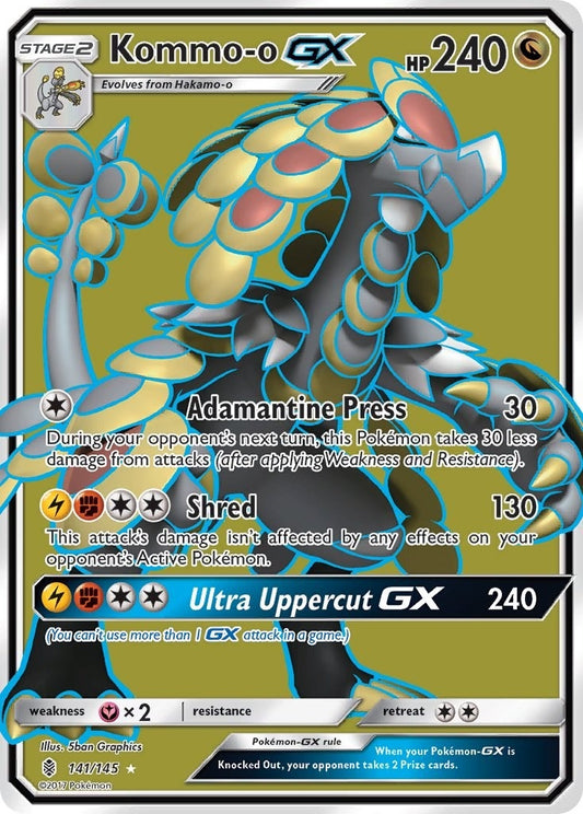 Image for Kommo-o GX (Full Art) (141/145) (SM02) - Pokemon