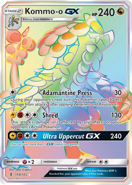 Image for Kommo-o GX (Secret) (159/145) (SM02) - Pokemon
