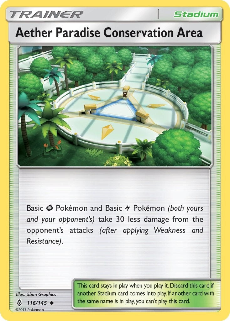 Image for Aether Paradise Conservation Area (116/145) (SM02) - Pokemon