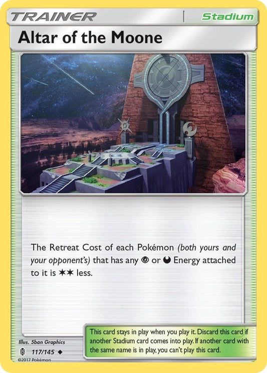 Image for Altar of the Moone (117/145) (SM02) - Pokemon