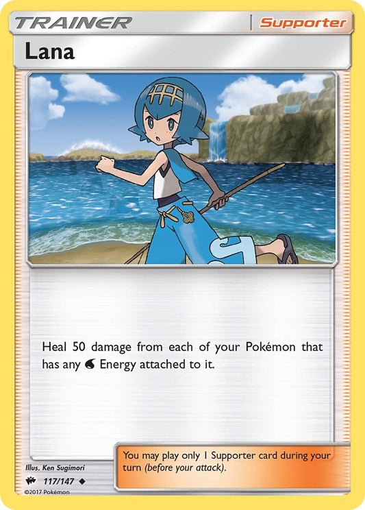 Image for Lana (117/147) (SM03) - Pokemon