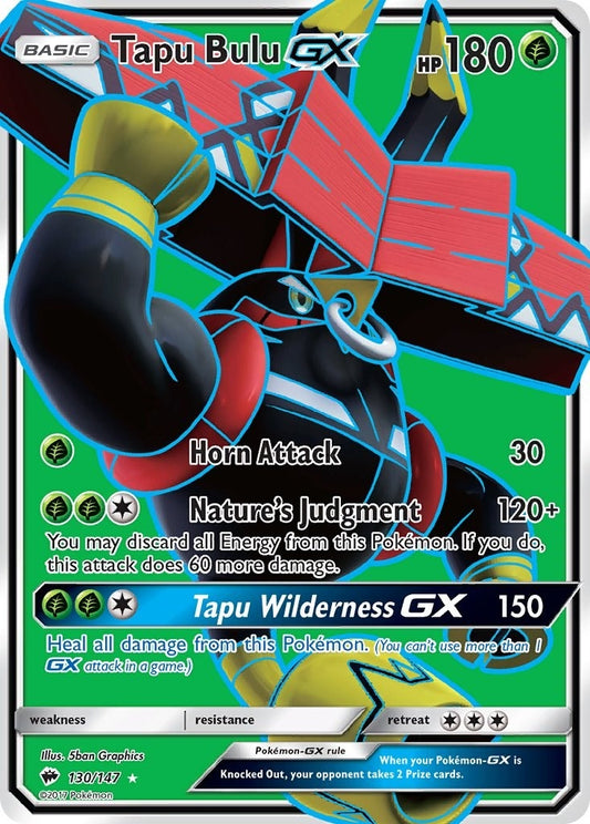 Image for Tapu Bulu GX (Full Art) (130/147) (SM03) - Pokemon