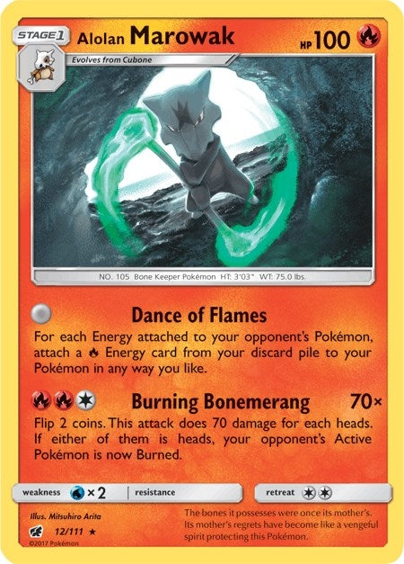Image for Alolan Marowak (12/111) (SM04) - Pokemon