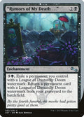 Image for "Rumors of My Death . . ." (65) (UST) - Magic: The Gathering