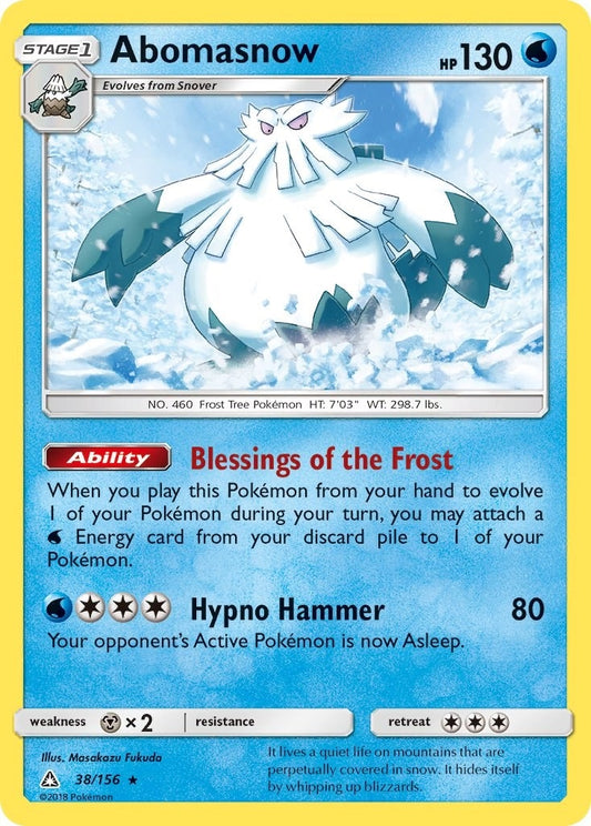 Image for Abomasnow (38/156) (SM05) - Pokemon