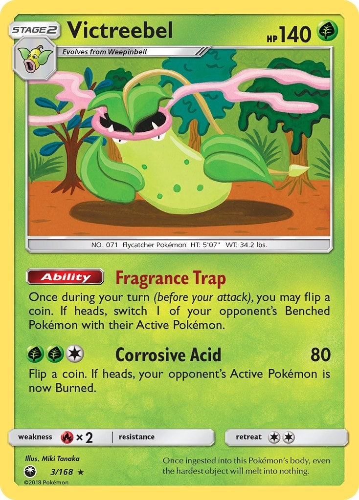 Image for Victreebel (3/168) (CES) - Pokemon