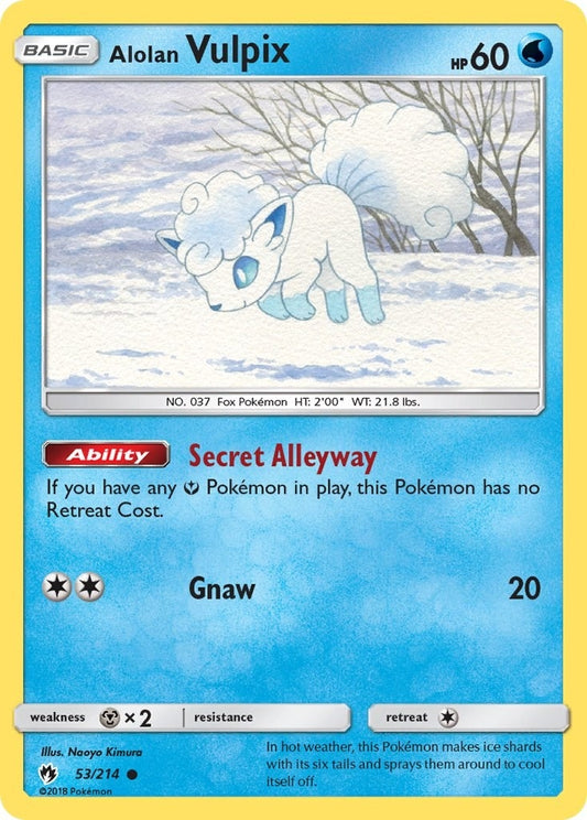 Image for Alolan Vulpix (53/214) (SM8) - Pokemon