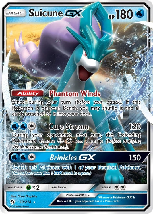Image for Suicune GX (60/214) (SM8) - Pokemon