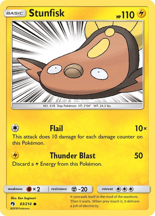 Image for Stunfisk (83/214) (SM8) - Pokemon
