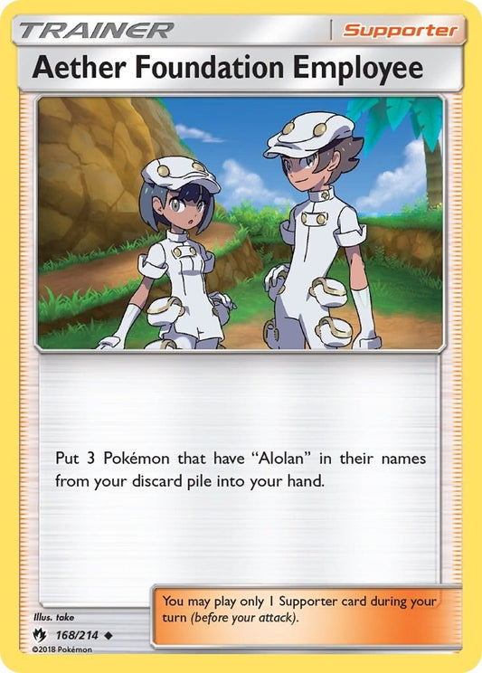 Image for Aether Foundation Employee (168/214) (SM8) - Pokemon