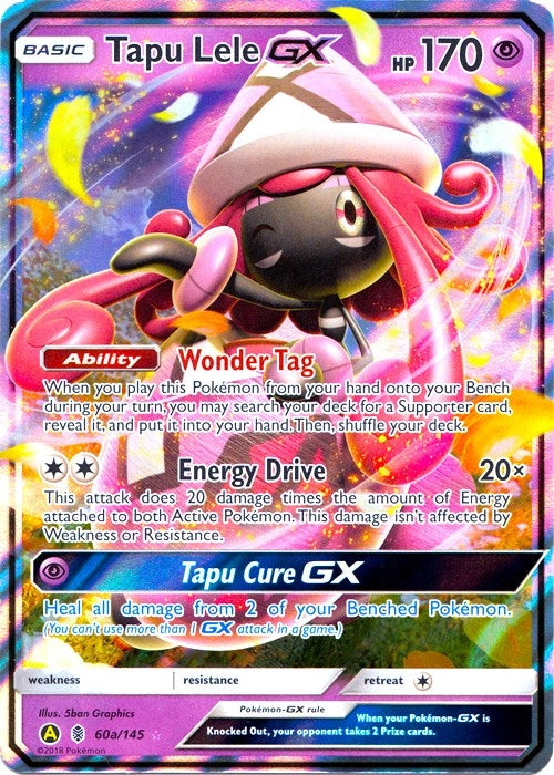 Image for Tapu Lele GX - 60a/145 (060a/145) (PR) - Pokemon