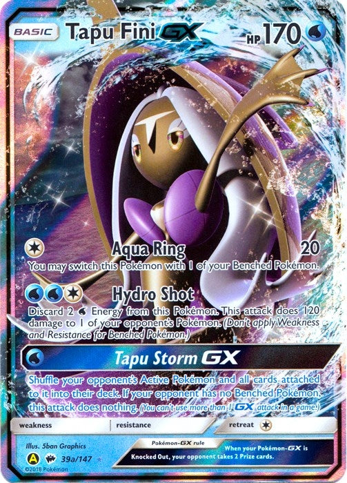 Image for Tapu Fini GX - 39a/147 (039a/147) (PR) - Pokemon
