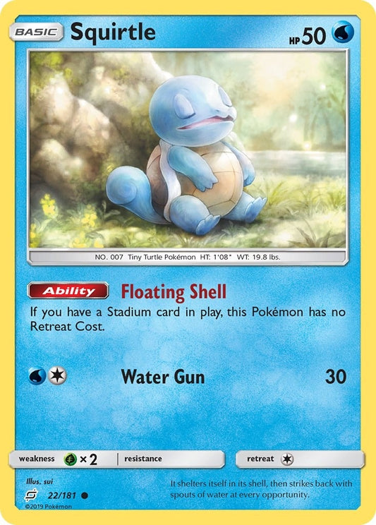 Image for Squirtle (22) (22/181) (SM9) - Pokemon