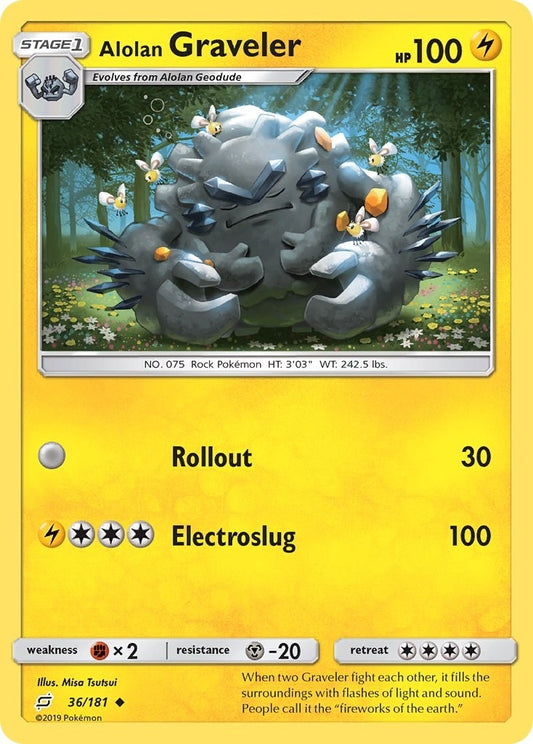 Image for Alolan Graveler (36/181) (SM9) - Pokemon