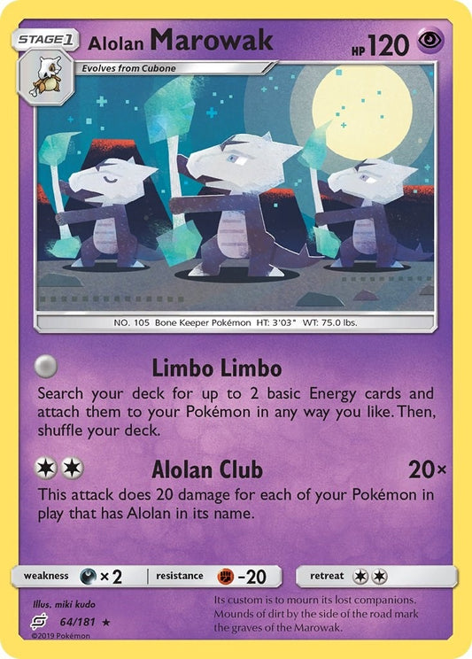 Image for Alolan Marowak (64/181) (SM9) - Pokemon