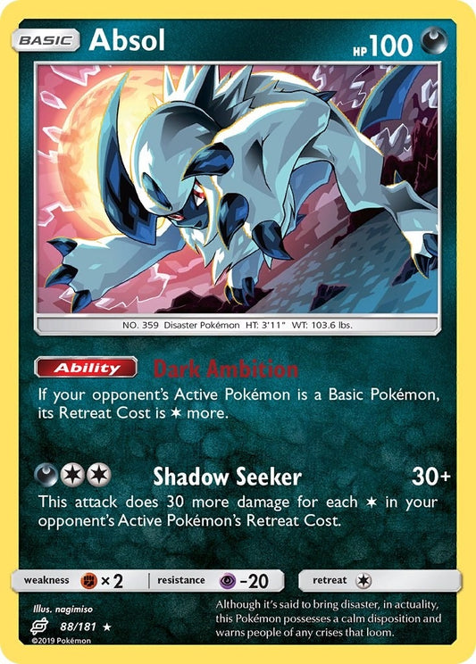 Image for Absol (88/181) (SM9) - Pokemon