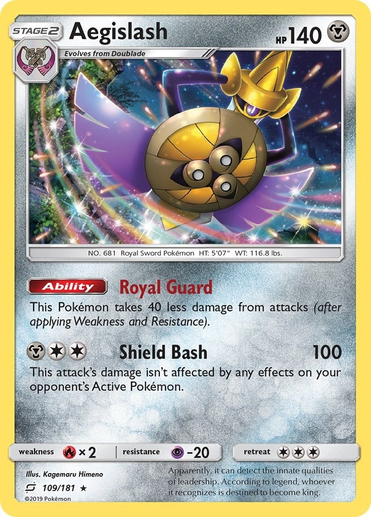 Image for Aegislash (109/181) (SM9) - Pokemon