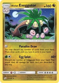 Image for Alolan Exeggutor (115) (115/181) (SM9) - Pokemon