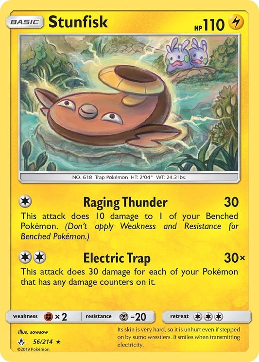 Image for Stunfisk (56/214) (SM10) - Pokemon